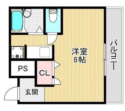 拡大写真:サンヒルズ光明池 1階5の間取り