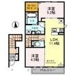 D-roomみのりの間取図