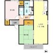 セジュール高田 B棟の間取図