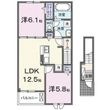 ソラーナⅡの間取図