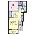 フリーデＢの間取図