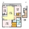 サンハイツ岡Ⅷの間取図
