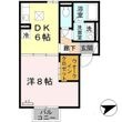 コーポラス鞍作の間取図