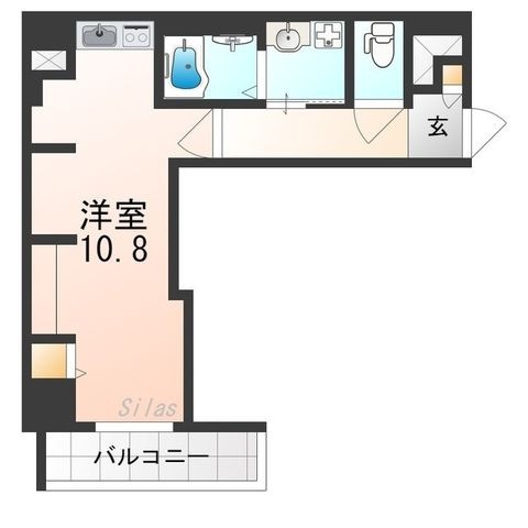 拡大写真:堺市堺区神明町西1丁 1FEの間取り