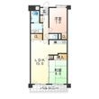 大阪市東住吉区杭全2丁目の間取図