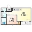 F+style八尾北久宝寺の間取図