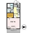 セジュールオッツ八戸ノ里の間取図