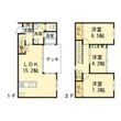 松原市北新町1丁目の間取図