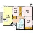 Casa Calmaの間取図