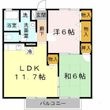 コンフォールの間取図