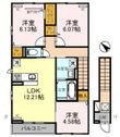 Newdorf弐番館の間取図