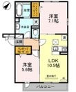 シャン・ド・フルール A棟の間取図