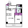大阪市東成区中道1丁目の間取図