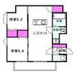 大阪市城東区蒲生2丁目の間取図