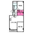 緑橋コーポ2号棟の間取図