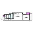 クリエオーレ中茶屋の間取図