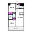 クリスタルコートの間取図
