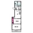 高殿4丁目マンションの間取図