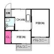 写真：マンショングランシャトー2階の間取図