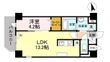 クレールフォレスタの間取図