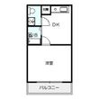 コスモハイツの間取図