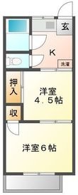安田ハイツの間取図