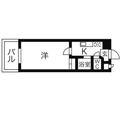 拡大写真:浅井ビル 5階502の間取り