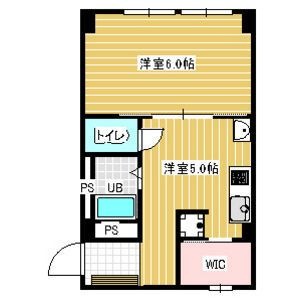 拡大写真:スタービル 5階506の間取り