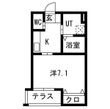 写真:スターブル野並 1階102の間取図