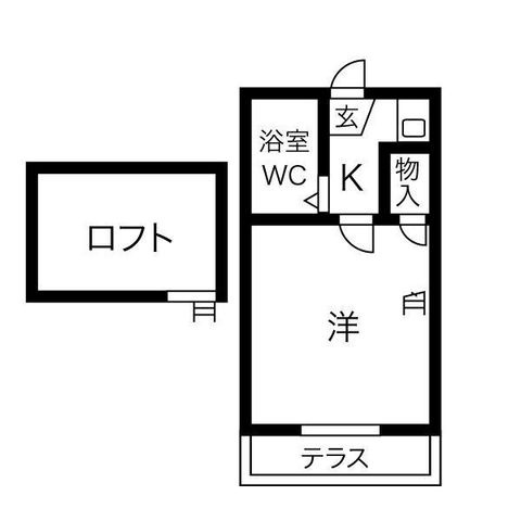 拡大写真:ステージ大森 1階103の間取り