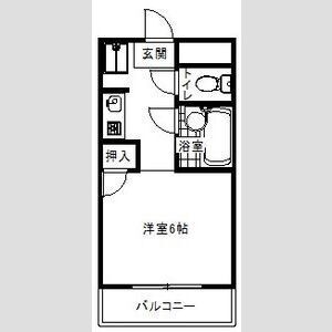 拡大写真:エクセル塩釜II 2階1の間取り