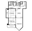 フルーヴェ1番館の間取図