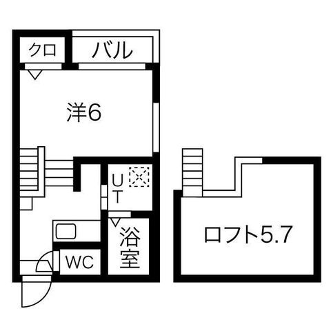 拡大写真:ブランドール 1階103の間取り
