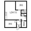 パールハイツの間取図