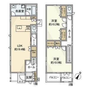 拡大写真:諸の木3丁目戸建 -の間取り