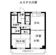 写真：ルミナス白壁3階の間取図