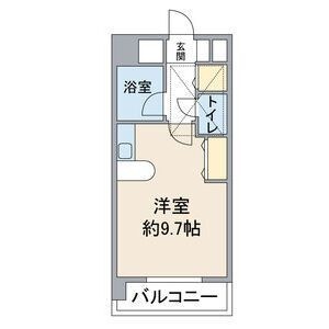 拡大写真:パルテンツァ 7階702の間取り