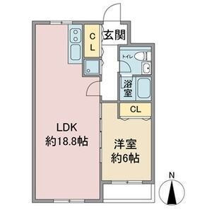 拡大写真:パークマノア 3階302の間取り