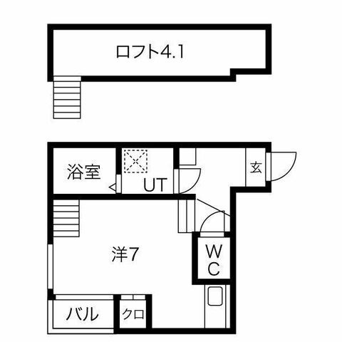 拡大写真:PASIONES 1 1階103の間取り