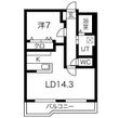 サンデンハイツの間取図