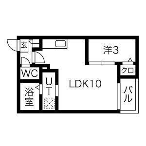 拡大写真:Warren shouhouⅡ 1階101の間取り