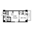グランドソレイユ伝馬の間取図