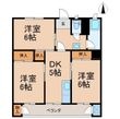 島田東団地C号棟の間取図