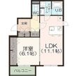 写真：仮)名古屋市西区平中町共同住宅3階の間取図