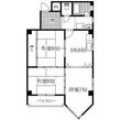 フルーヴェ1番館の間取図