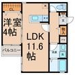 クラージュ吹上の間取図