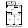 コーポ川原の間取図
