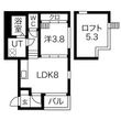 アルファート白金の間取図