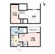 ヴァンクール中小田井(ヴァンクールナカオタイ)の間取図