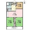 第3アスナロマンションの間取図